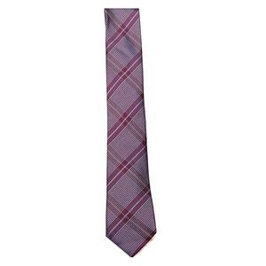 Kenneth Cole Reaction Purple & Gray Striped Tie